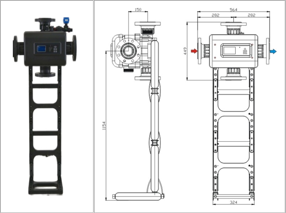GL50S control valve seat framework
